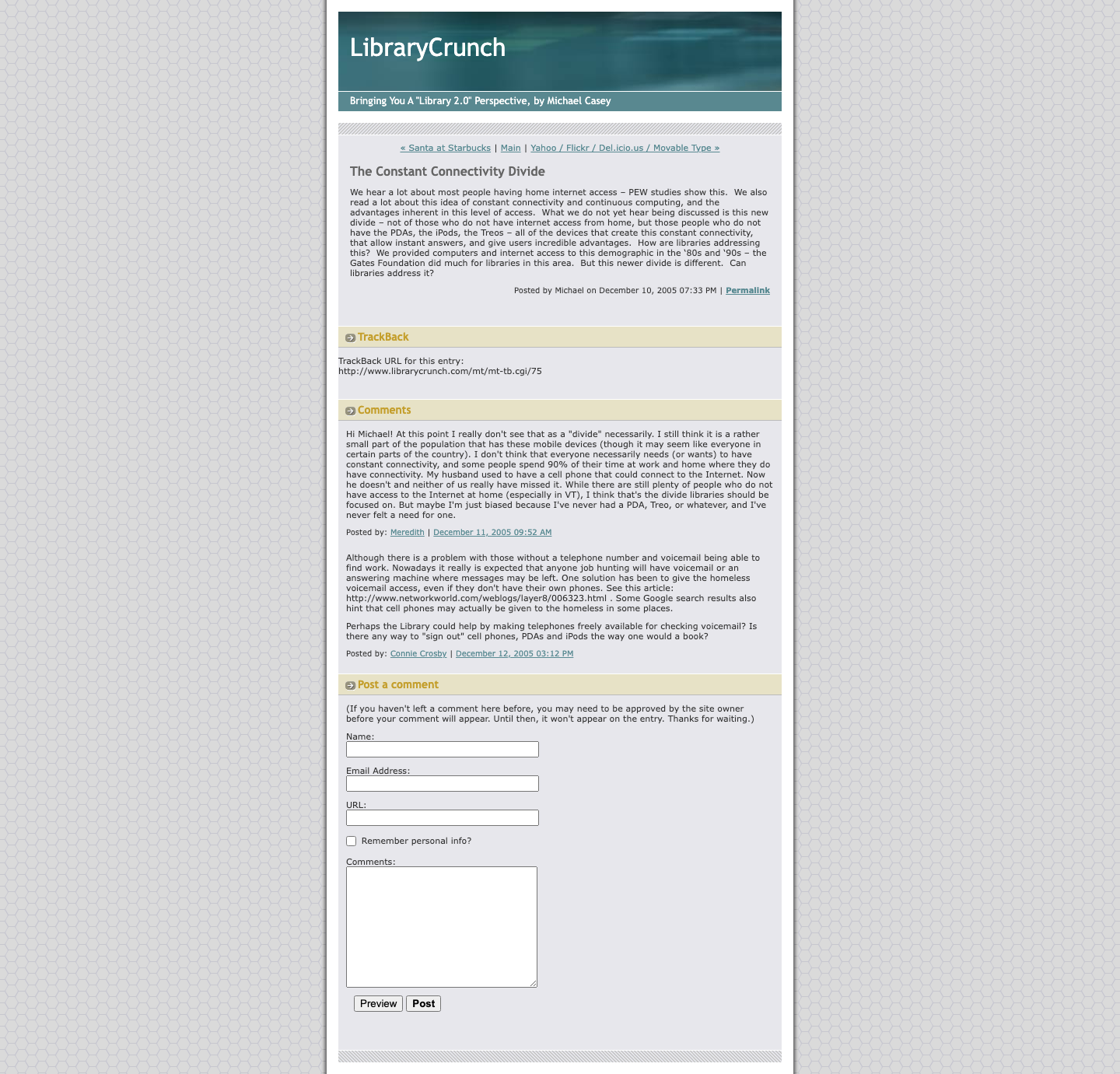 Screenshot preview of The Constant Connectivity Divide