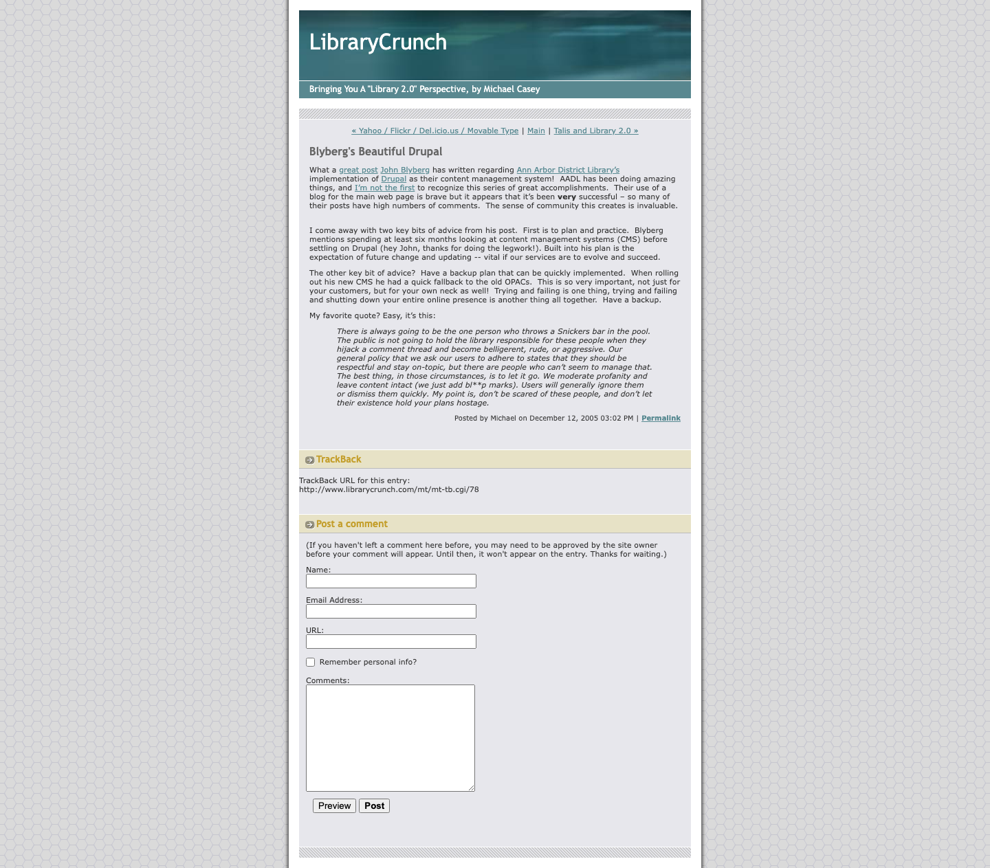 Screenshot preview of Blyberg's Beautiful Drupal