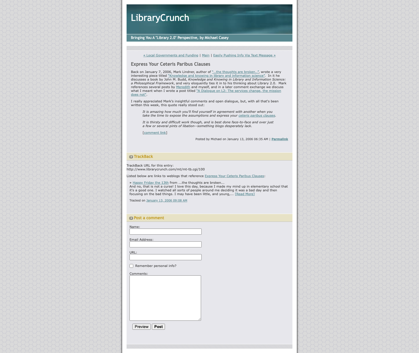 Screenshot preview of Express Your Ceteris Paribus Clauses
