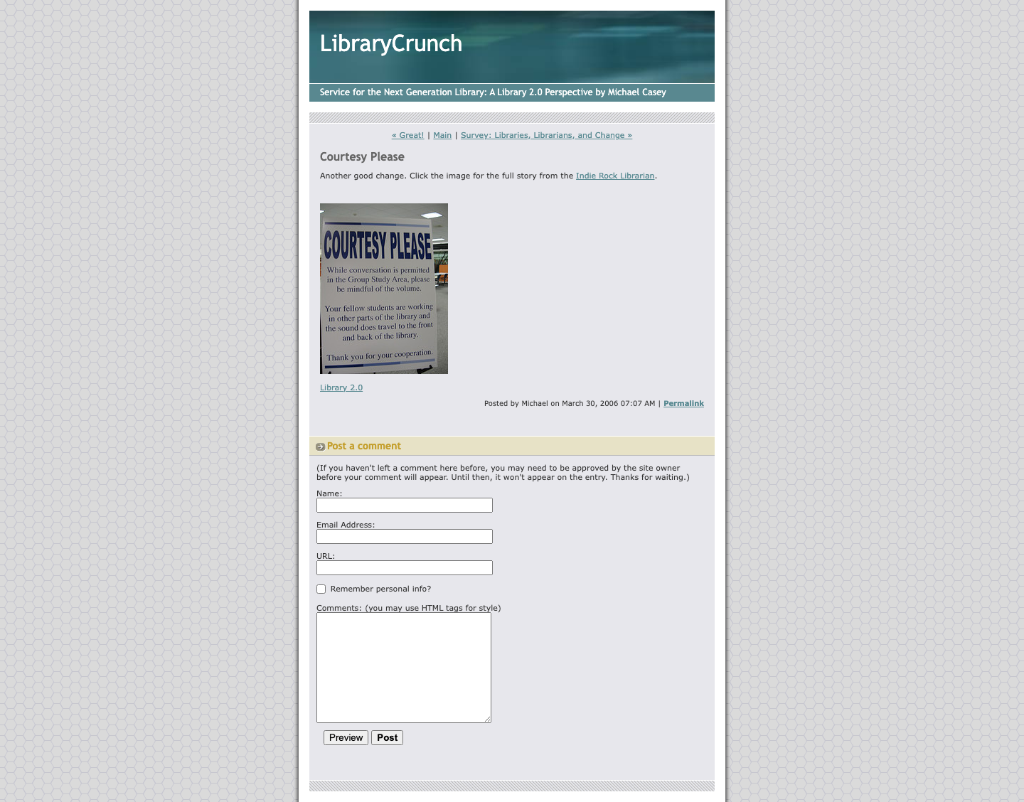 Screenshot preview of Courtesy Please
