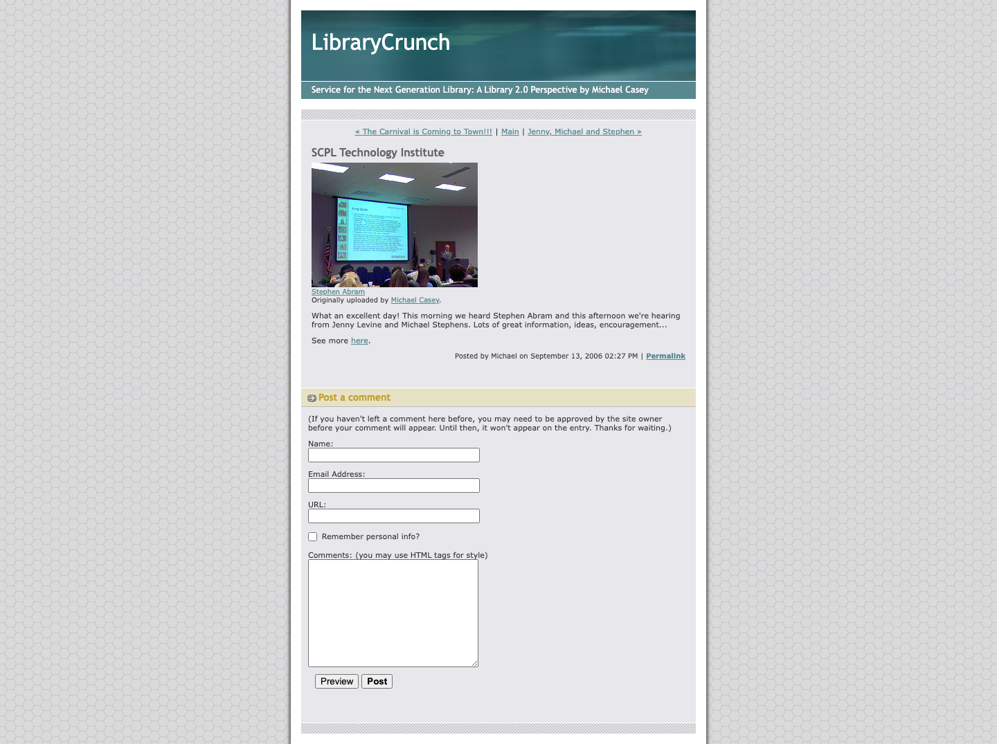 Screenshot preview of SCPL Technology Institute