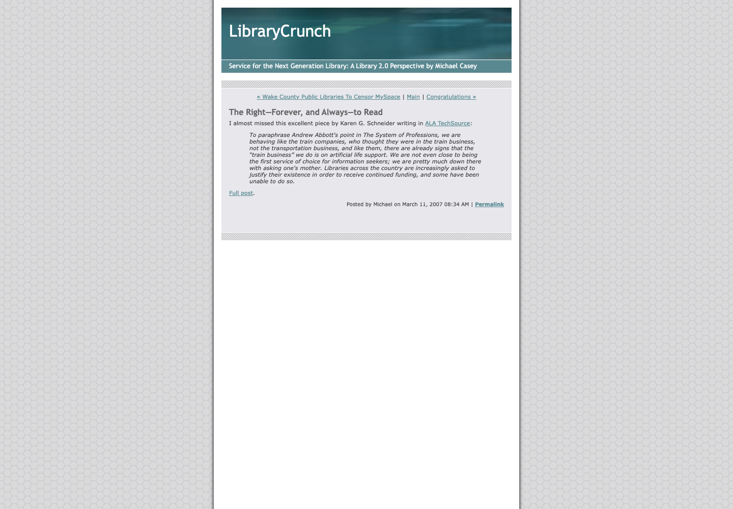 Screenshot preview of The Right—Forever, and Always—to Read