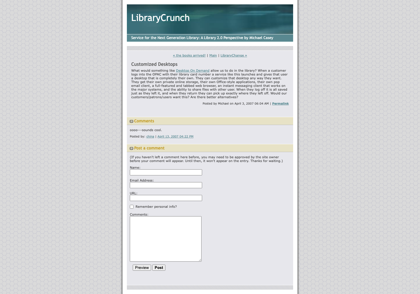 Screenshot preview of Customized Desktops