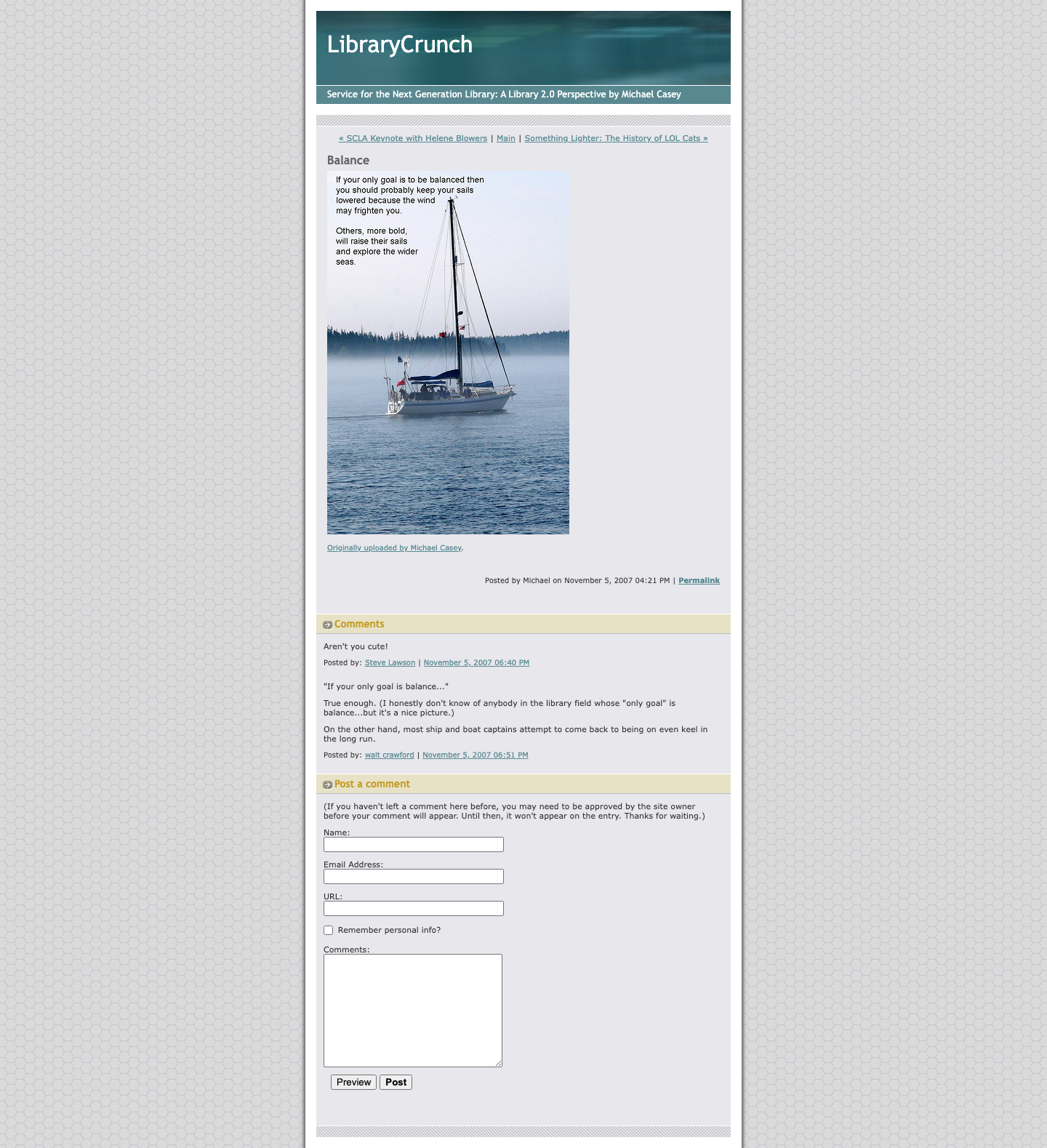 Screenshot preview of Balance
