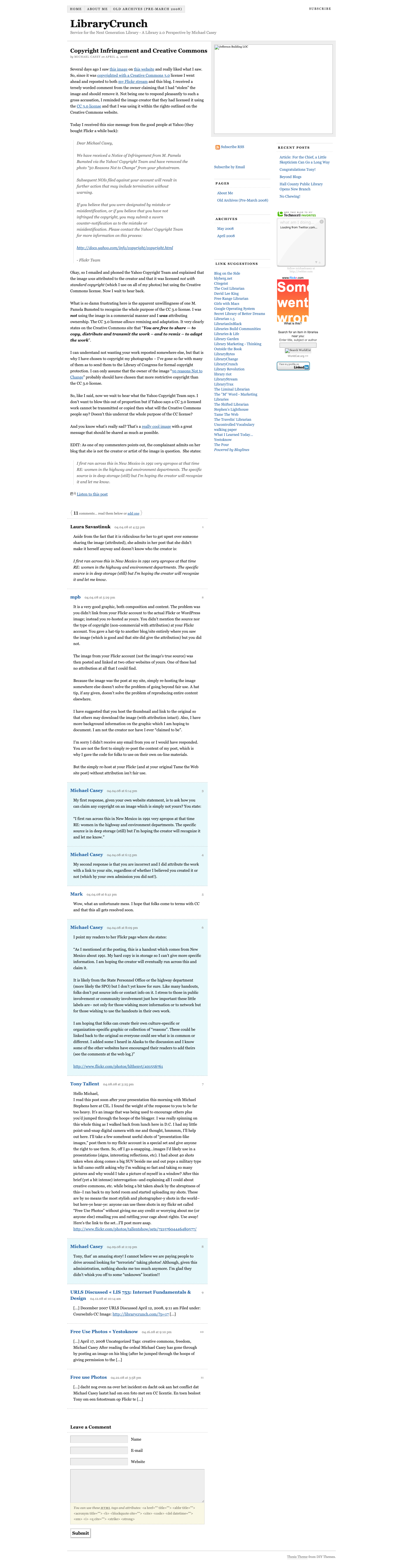 Screenshot preview of Copyright Infringement and Creative Commons
