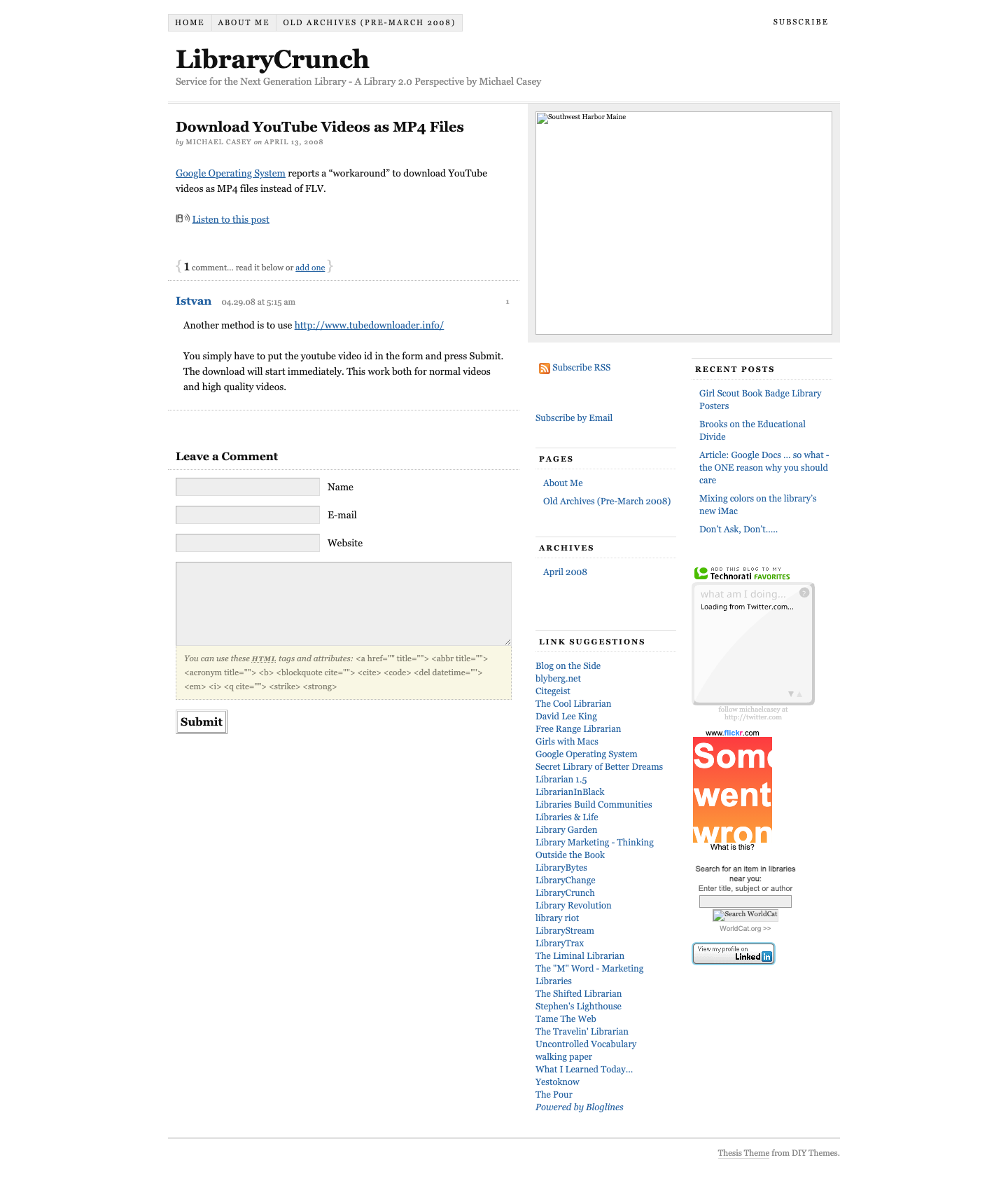 Screenshot preview of Download YouTube Videos as MP4 Files