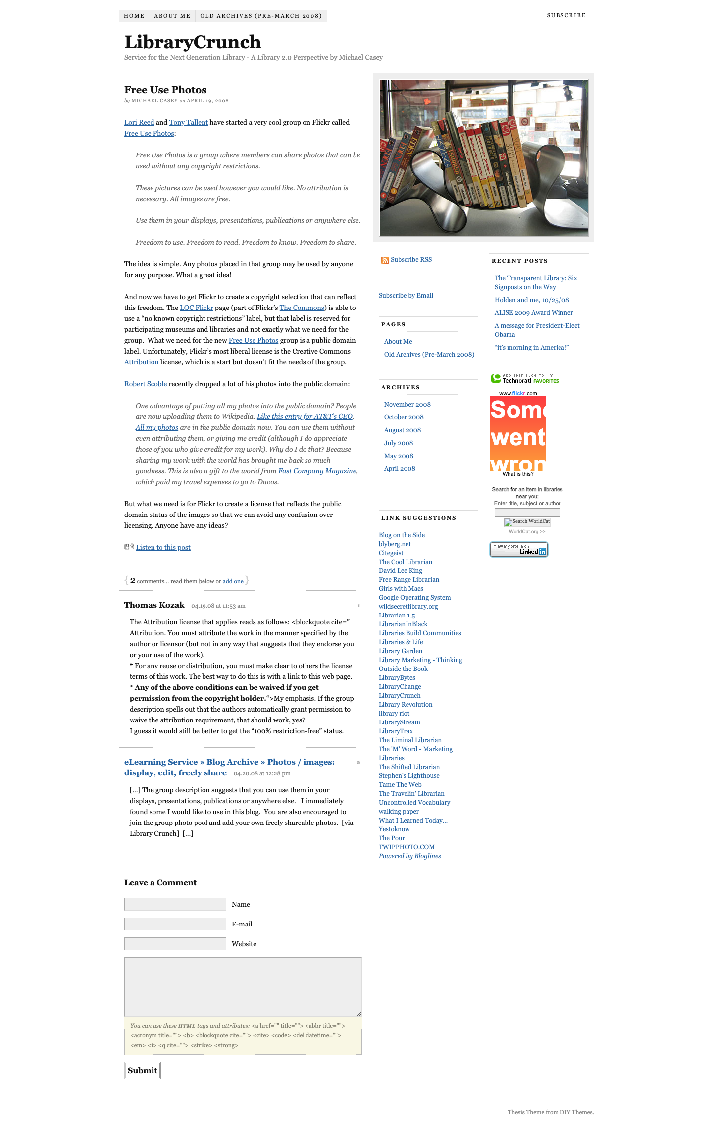 Screenshot preview of Free Use Photos